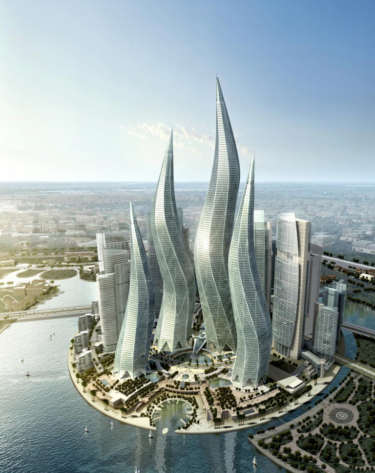 Dubai City Tower. Dubai Towers (Dubai)
